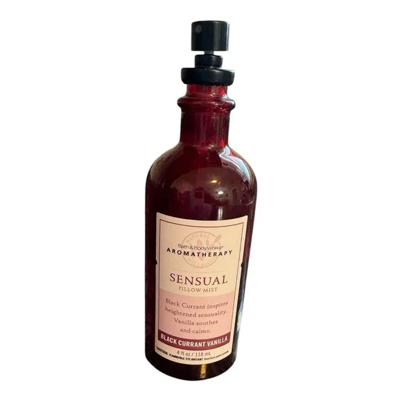 🔥Bath & Body Works Aromatherapy Sensual Pillow Mist Black Currant Vanilla @70%